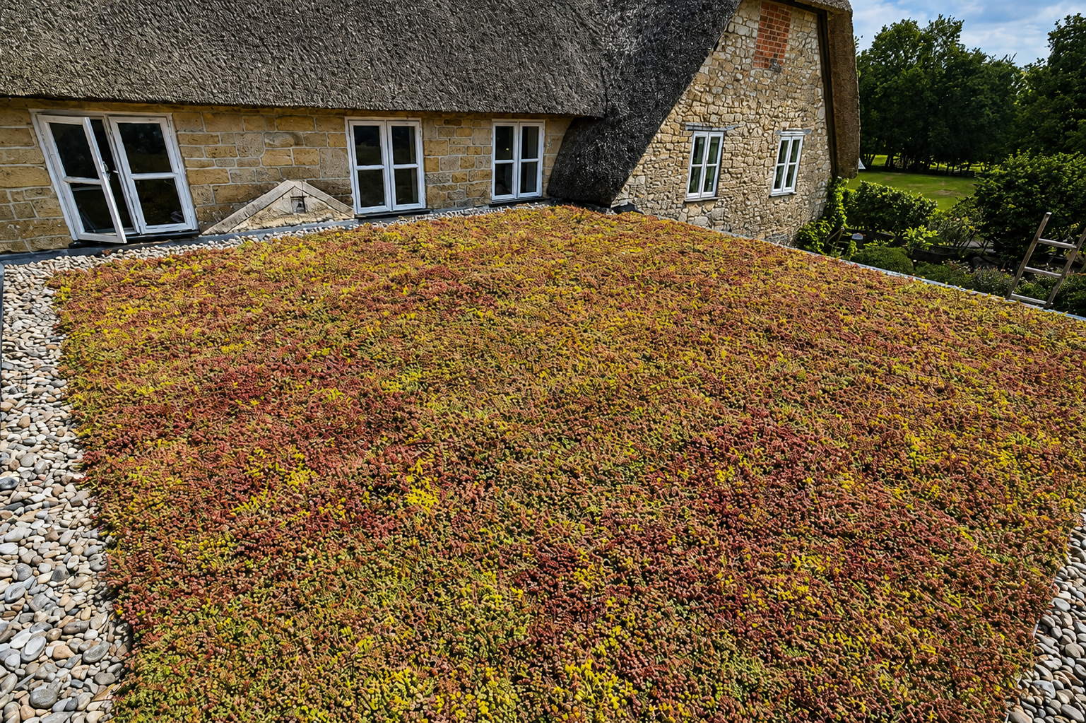 Green roof installation